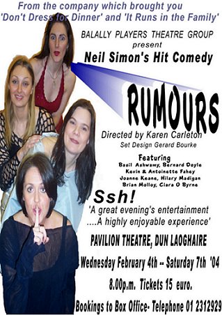 Poster for 'Runours'